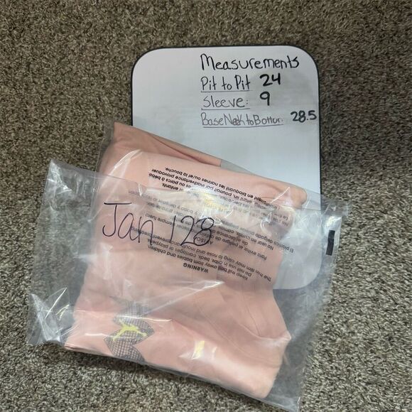 Jordan Oversize Pink T-Shirt Michael Jordan Graphic Size L - Picture 7 of 7